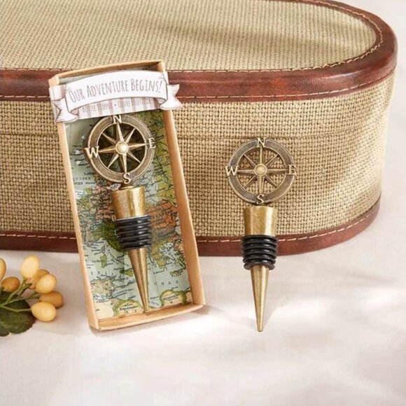 New Wine Bottle Stopper Stocking-Stuffers in Gift Boxes - 4 Pieces - Picture 8 of 10